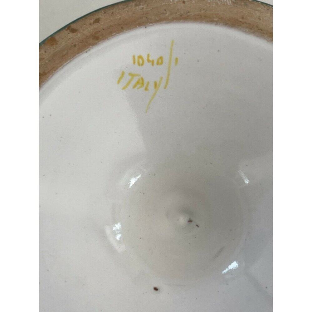Made in Italy Hand Painted Floral 4” Candle Holders - Picture 10 of 11
